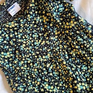 Old Navy Size 14-16 black/yellow/green